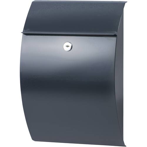 Thumbnail - Burg Wächter 38710 CAPRI 813 ANT Briefkasten Stahlblech Anthrazit Schlüsselschloss