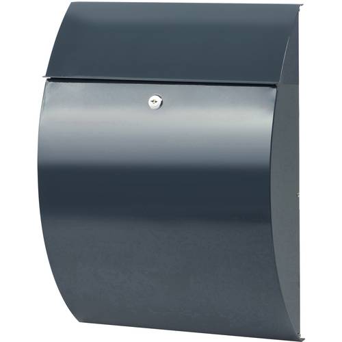 Burg Wächter 38690 RIVIERA 835 ANT Briefkasten Stahlblech Anthrazit Schlüsselschloss