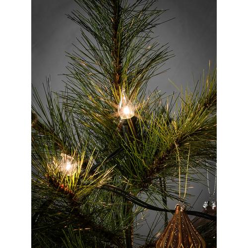 Thumbnail - Konstsmide 1057-000 Weihnachtsbaum-Beleuchtung Außen netzbetrieben Anzahl Leuchtmittel 20 Glühlampe Klar Beleuchtete Län...