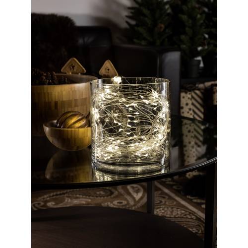 Konstsmide 6383-190 Tropfen Warmweiß LED Transparent