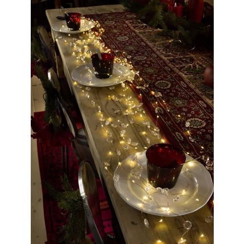 Konstsmide 6392-180 LED-Lametta Diamanten Warmweiß LED