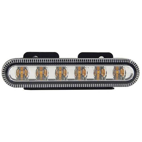 SecoRüt Frontblitzer / Straßenräumer Flash O TPF05Y 90505 12 V, 24 V über Bordnetz Aufbau, Einbau, Schraubmontage Orange