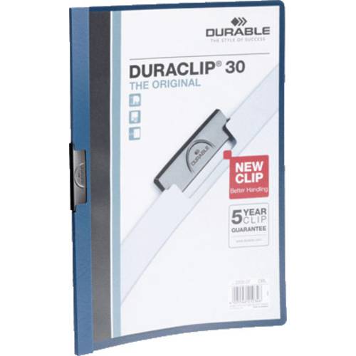 Thumbnail - Durable Klemmmappe DURACLIP 30 - 2200 220007 DIN A4 Dunkelblau