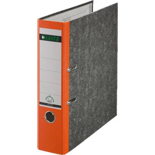 Leitz Ordner 1080 DIN A4 Rückenbreite: 80 mm Orange Wolkenmarmor 2 Bügel 10805045