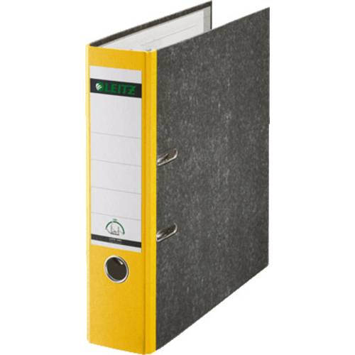 Leitz Ordner 1080 DIN A4 Rückenbreite: 80 mm Gelb Wolkenmarmor 2 Bügel 10805015