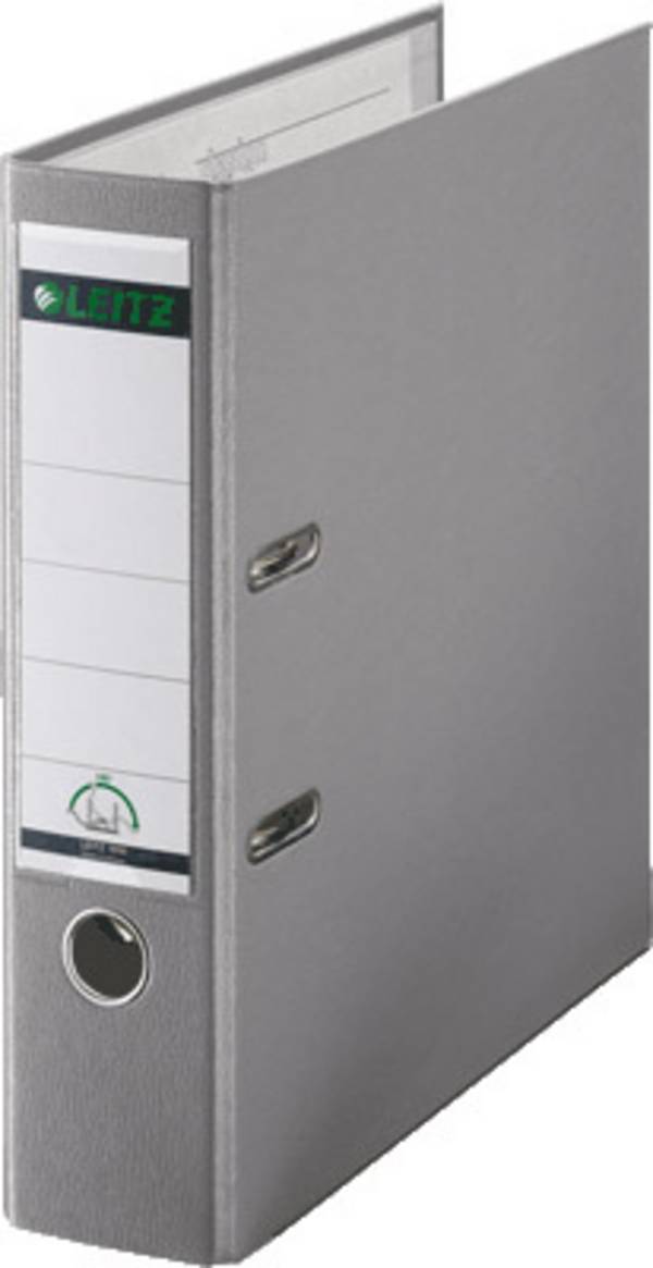 Leitz Ordner 1010 DIN A4 Rückenbreite: 80 mm Grau 2 Bügel 10105085