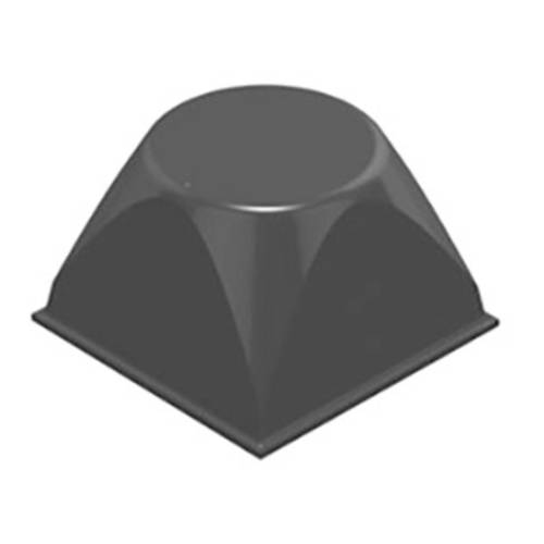 3M 7000001889 Gerätefuß quadratisch Schwarz (B x H) 20.6 mm x 13.2 mm 1 St.