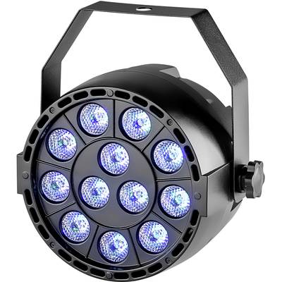 Renkforce LV-PT12 LED-PAR-Scheinwerfer  Anzahl LEDs (Details): 12 x 1.5 W Schwarz