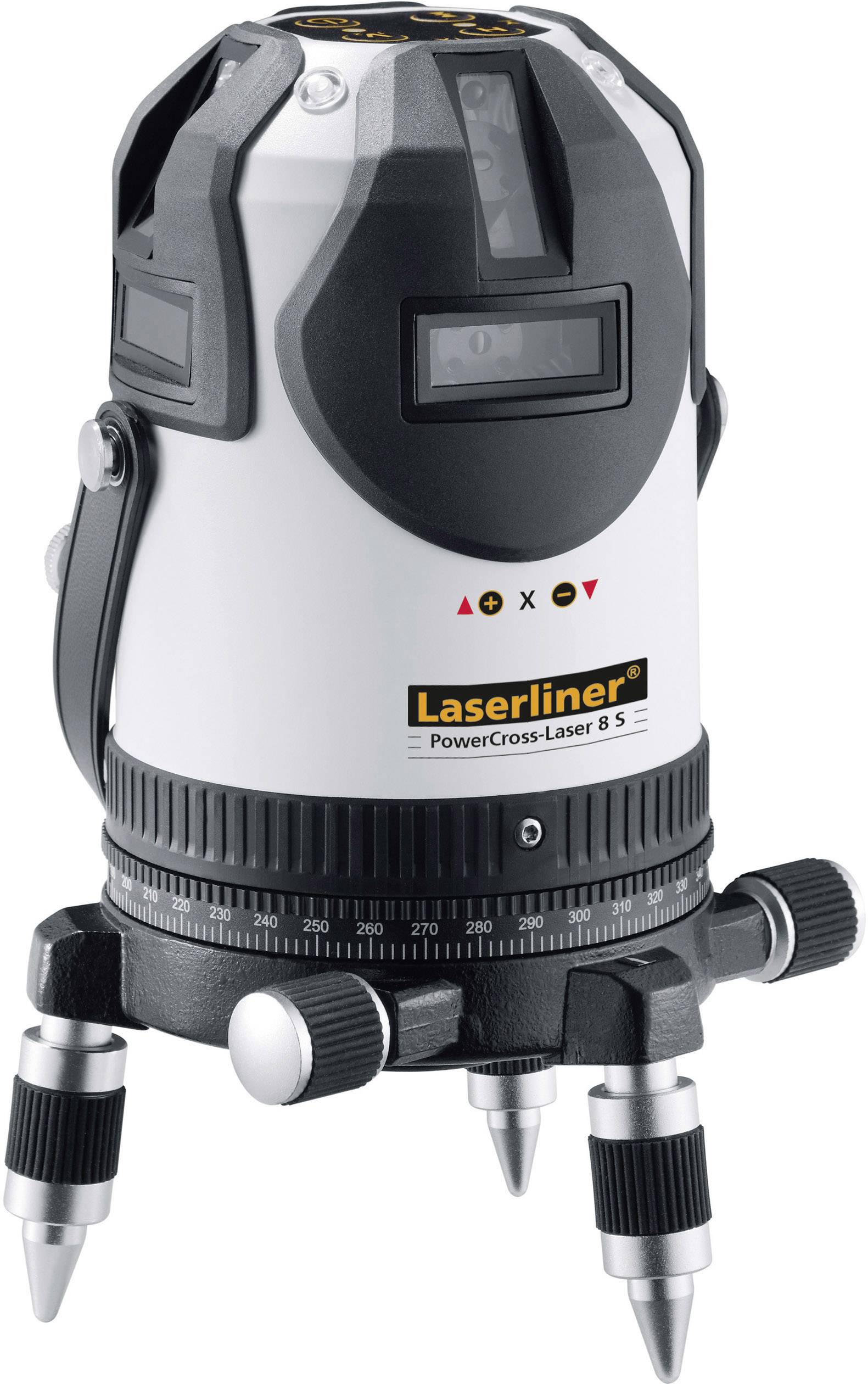 Laserliner Laser PowerCross 8 S Kreuzlinienlaser kalibriert (ISO) selbstnivellierend Reichweite (max.): 40 m