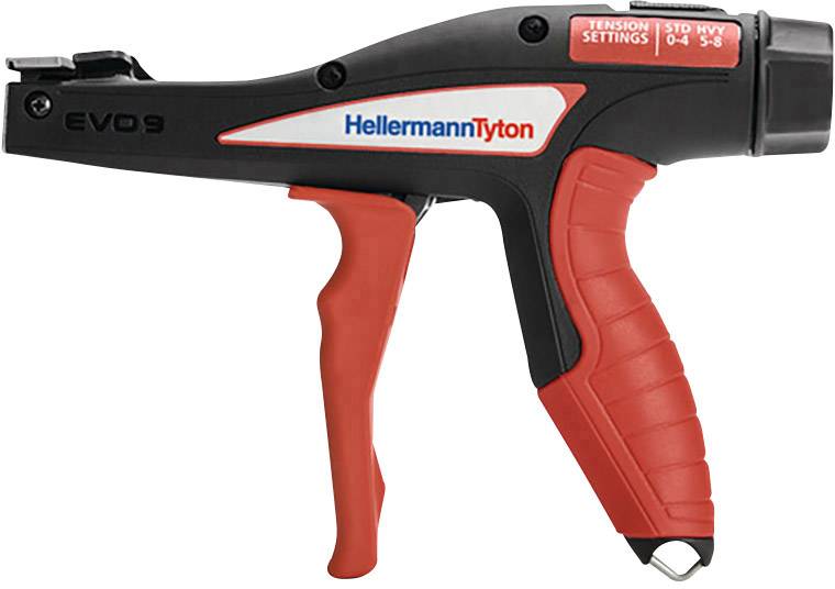 HellermannTyton EVO9 Kabelbinderzange EVO9 Rot, Schwarz
