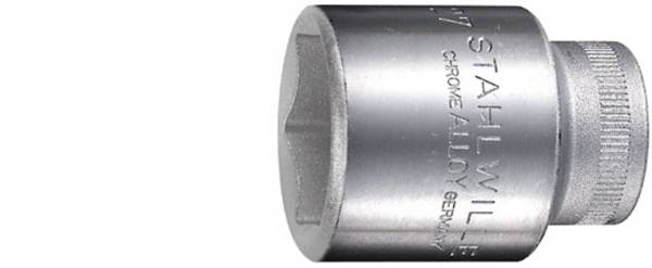 Stahlwille 52 22 03030022 Außen-Sechskant Steckschlüsseleinsatz  22 mm     1/2" (12.5 mm)