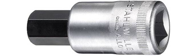 Stahlwille 54 6 03050006 Innen-Sechskant Steckschlüssel-Bit-Einsatz  6 mm     1/2" (12.5 mm)