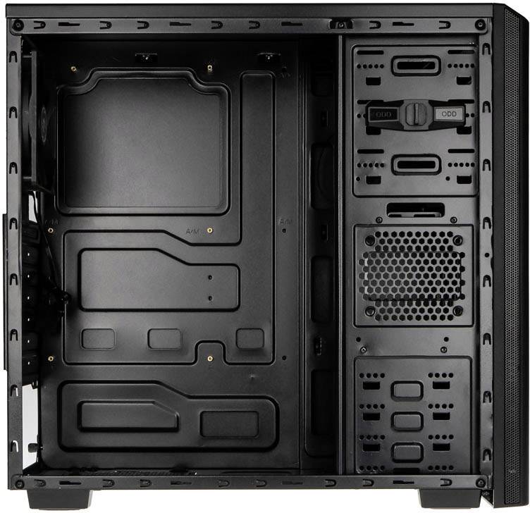 BitFenix Nova Window - Tower - ATX - Seitenteil mit Fenster (ATX / PS/2) - Schwarz - USB/Audio-2