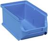 Allit 456204 Sichtlagerkasten stapelbar (L x B x H) 160 x 100 x 75 mm Blau 1 St.