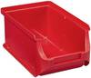 Allit 456205 Sichtlagerkasten stapelbar (L x B x H) 160 x 100 x 75 mm Rot 1 St.