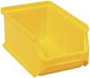 Allit 456206 Sichtlagerkasten stapelbar (L x B x H) 102 x 100 x 75 mm Gelb 1 St.