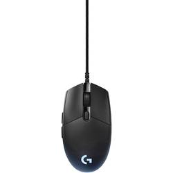Optická herná myš Logitech Gaming G PRO 910-004856, podsvietenie, integrovaný scrollpad, čierna