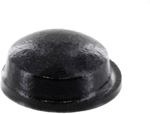 Gerätefuß rutschhemmend, selbstklebend, rund Schwarz (Ø x H) 15.7 mm x 7.9 mm 1 St.
