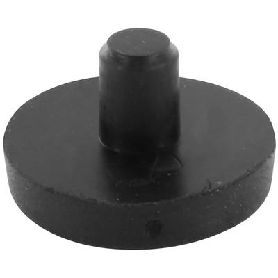   Gerätefuß  Schwarz (Ø x H) 17 mm x 10 mm 1 St. 