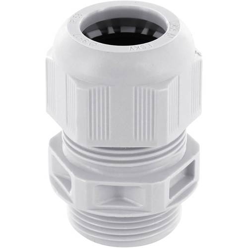 KVS2GR Kabelverschraubung verschraubbar M16 x 1.5 M16 x 1.5 Polyamid Grau 1 St.