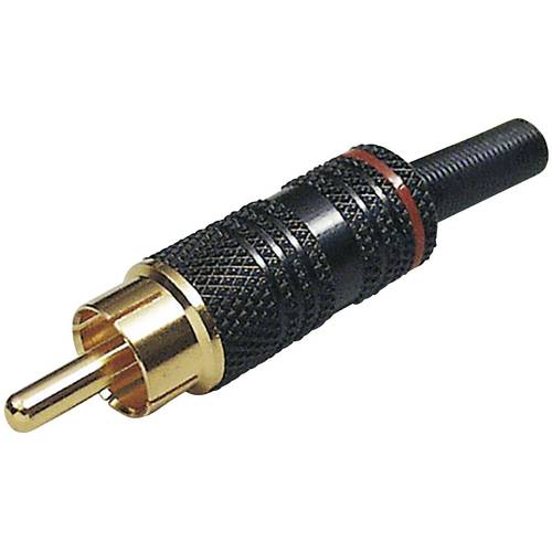 BKL Electronic 0101010 Cinch-Steckverbinder Stecker, gerade Polzahl: 2 Rot 1 St.