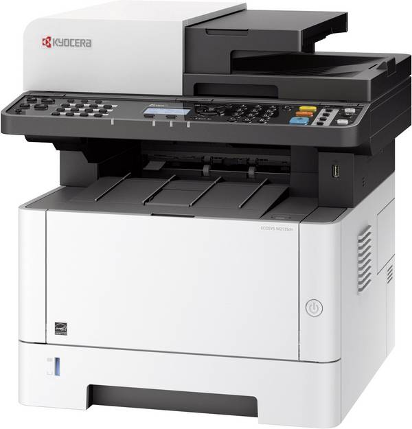 Kyocera ECOSYS M2135dn Multifunktionsdrucker Laser Schwarz-Weiß A4 Drucker, Scanner, Kopierer LAN, Duplex, ADF