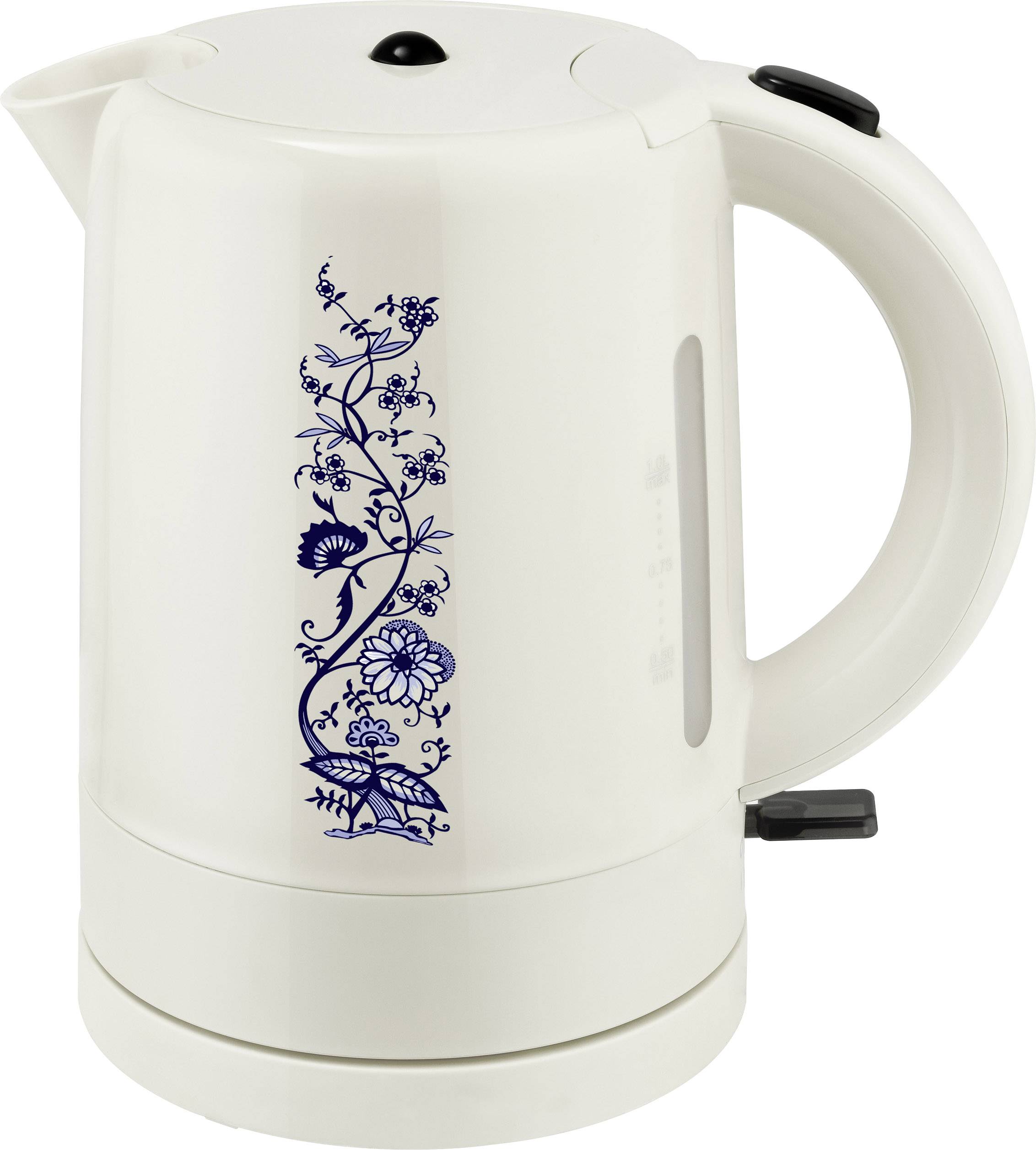 SC WK 1080 ZM Wasserkocher schnurlos Weiß (gemustert)