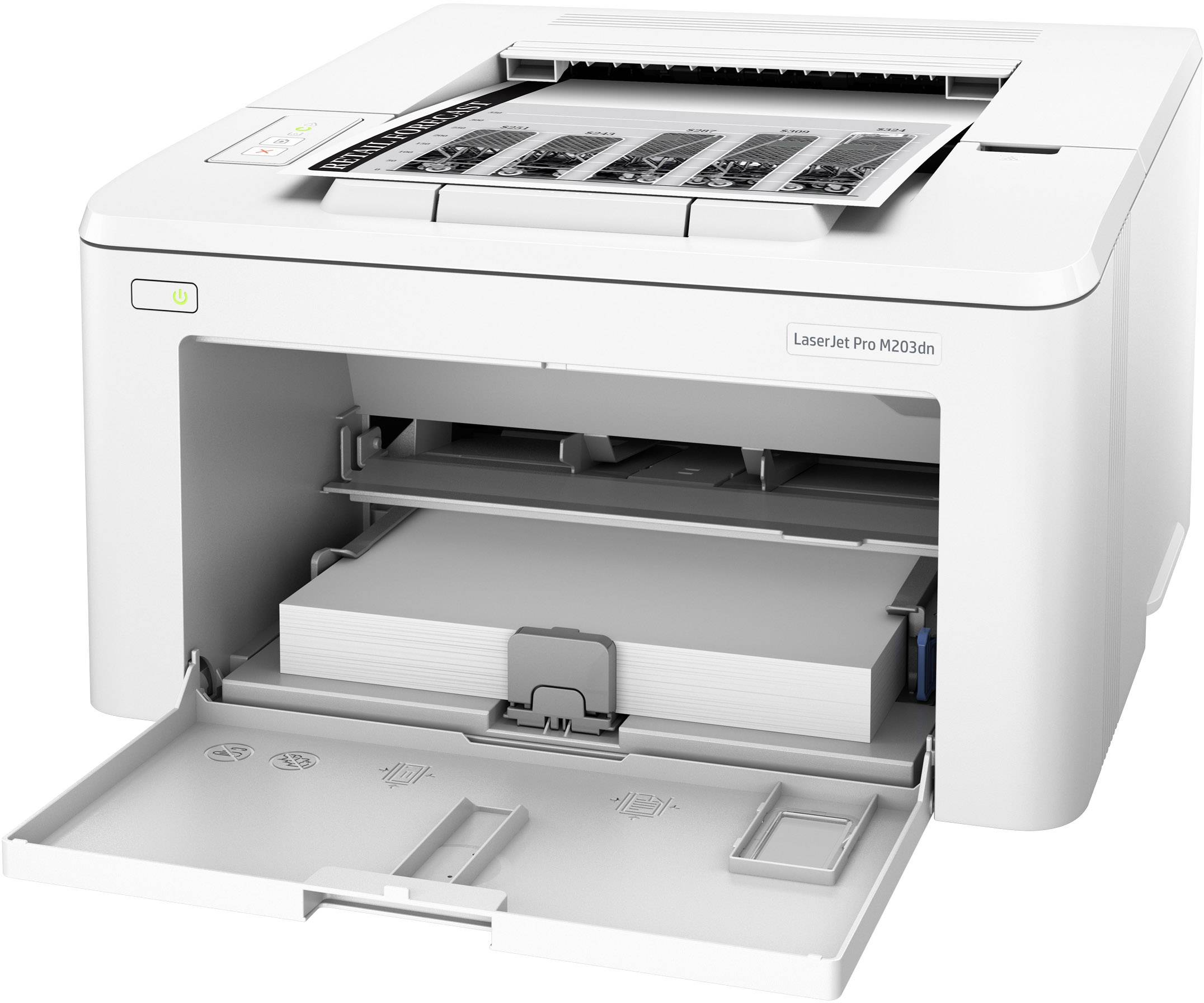 HP LaserJet Pro M 203 dn Drucker Laser Schwarz-Weiß A4 28 S./min 1200 x 1200 dpi LAN, Duplex-5