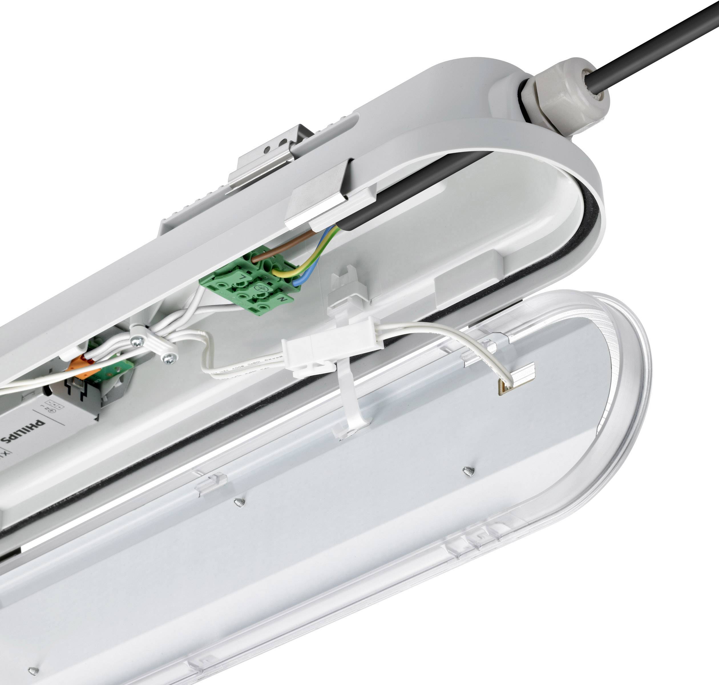 Philips LED CoreLine WT120C LED-Feuchtraumleuchte LED LED fest eingebaut 57 W Neutralweiß Grau-2