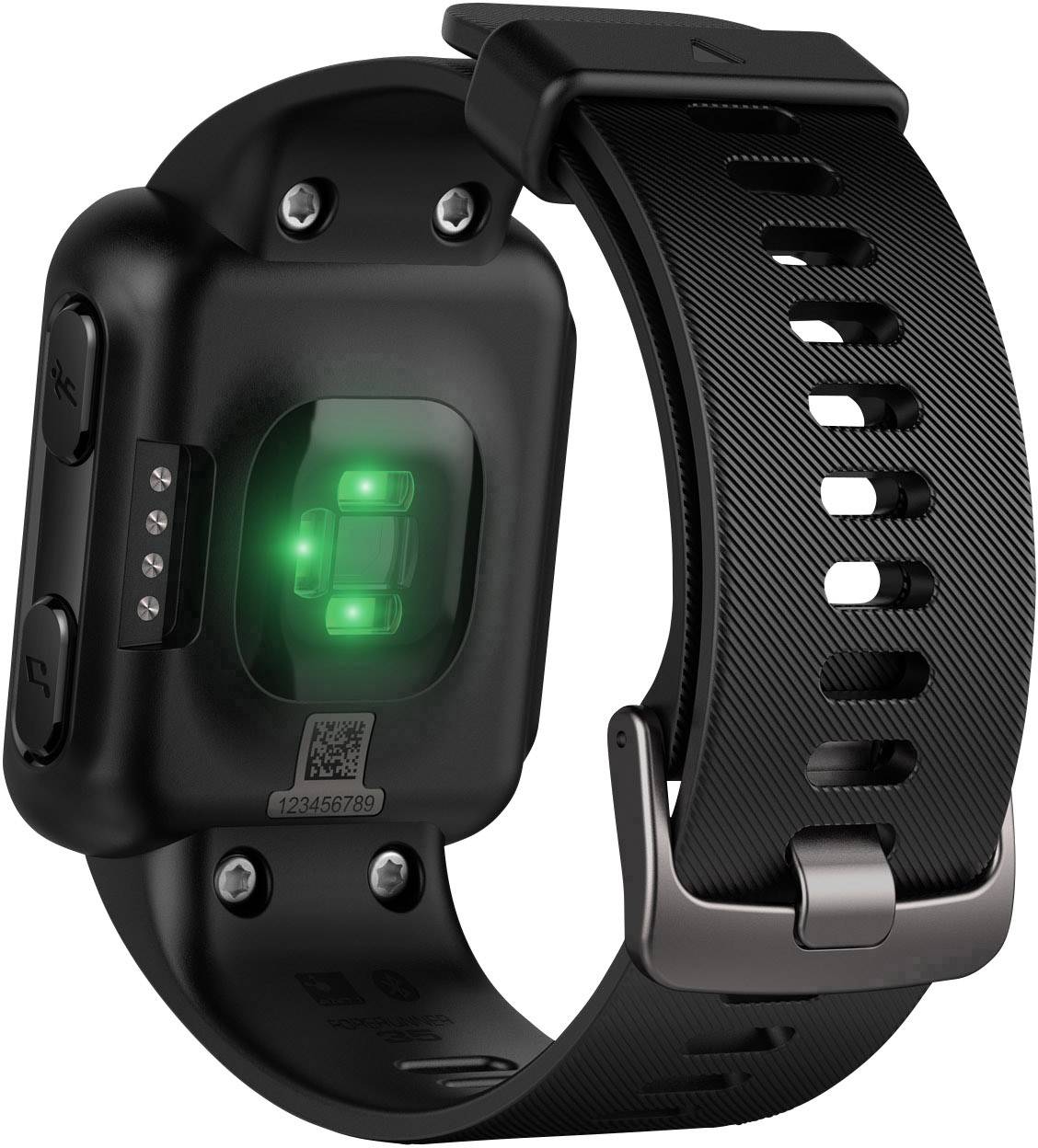 Grünes LED-Licht wird von der Garmin Forerunner 35 abgegeben