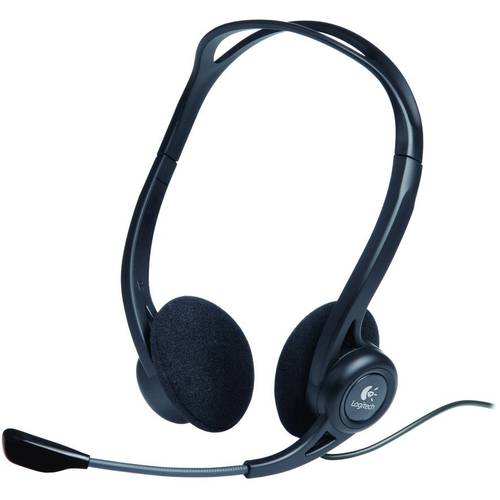 Logitech PC 960 On Ear Headset kabelgebunden Stereo Schwarz Mikrofon-Rauschunterdrückung Lautstärkeregelung, Mikrofon-St...