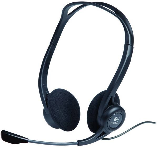 Logitech PC 960  On Ear Headset kabelgebunden Stereo Schwarz Mikrofon-Rauschunterdrückung Lautstärkeregelung, Mikrofon-Stummschaltung Computer