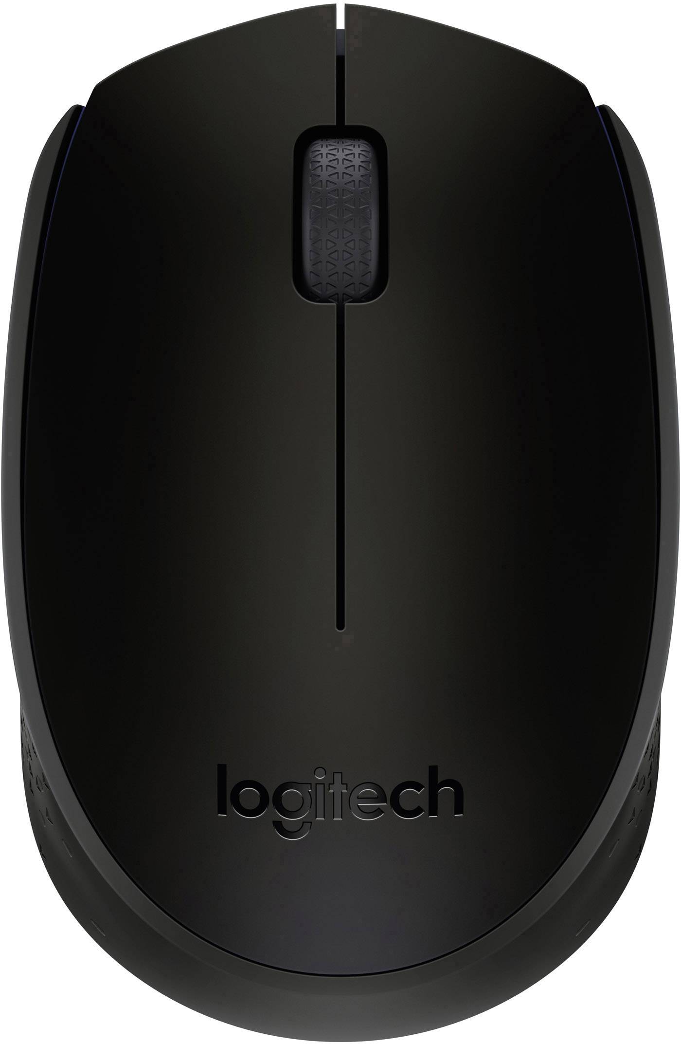 Logitech B170 OEM Maus Funk Infrarot Schwarz 3 Tasten 1000 dpi Integriertes Scrollrad