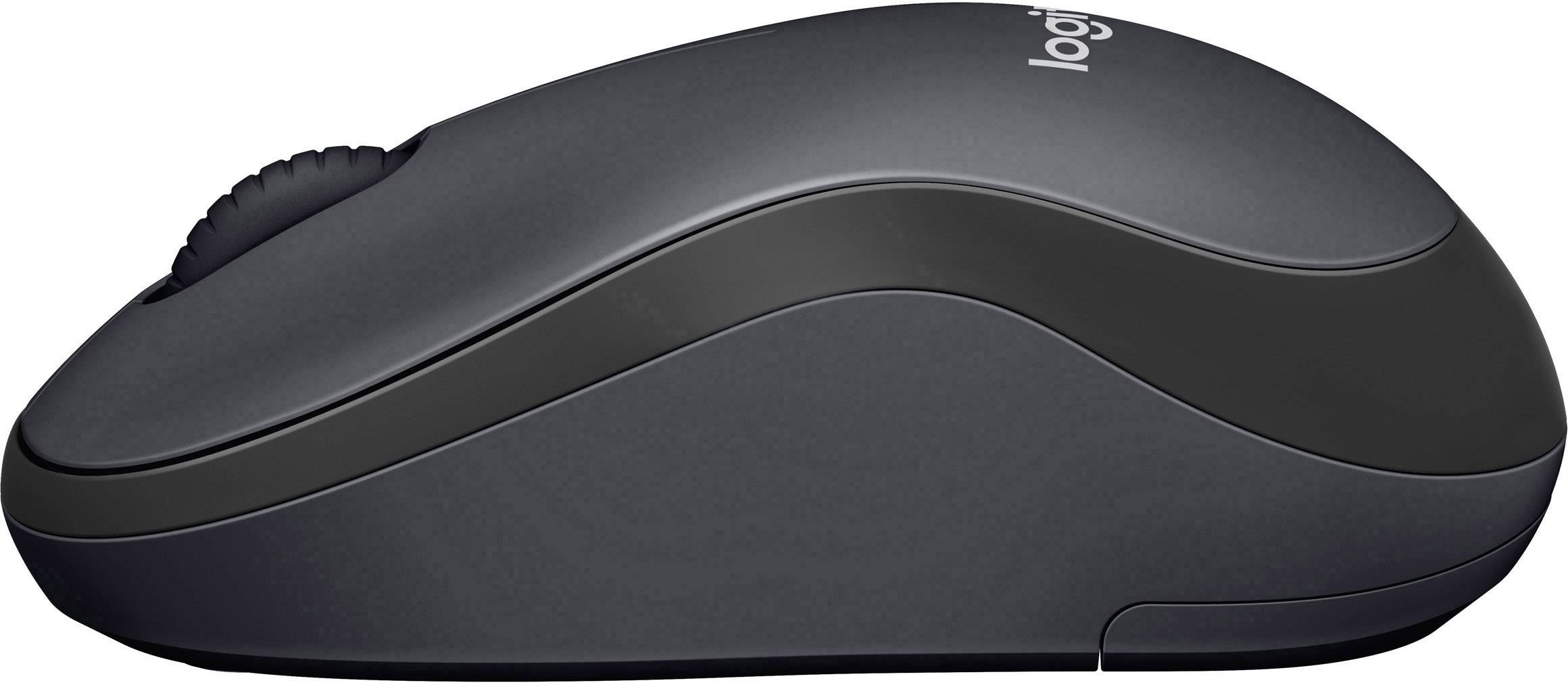 Logitech B220 Silent Maus Funk Optisch Schwarz 3 Tasten 1000 dpi Integriertes Scrollrad-3