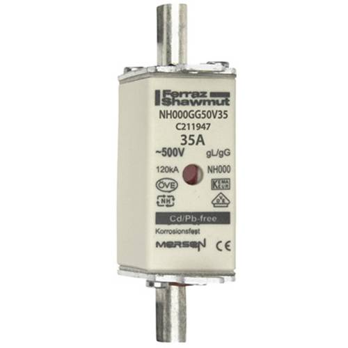 Mersen 1B645.000000 NH-Sicherung Sicherungsgröße = 000 35 A 500 V 1 St.