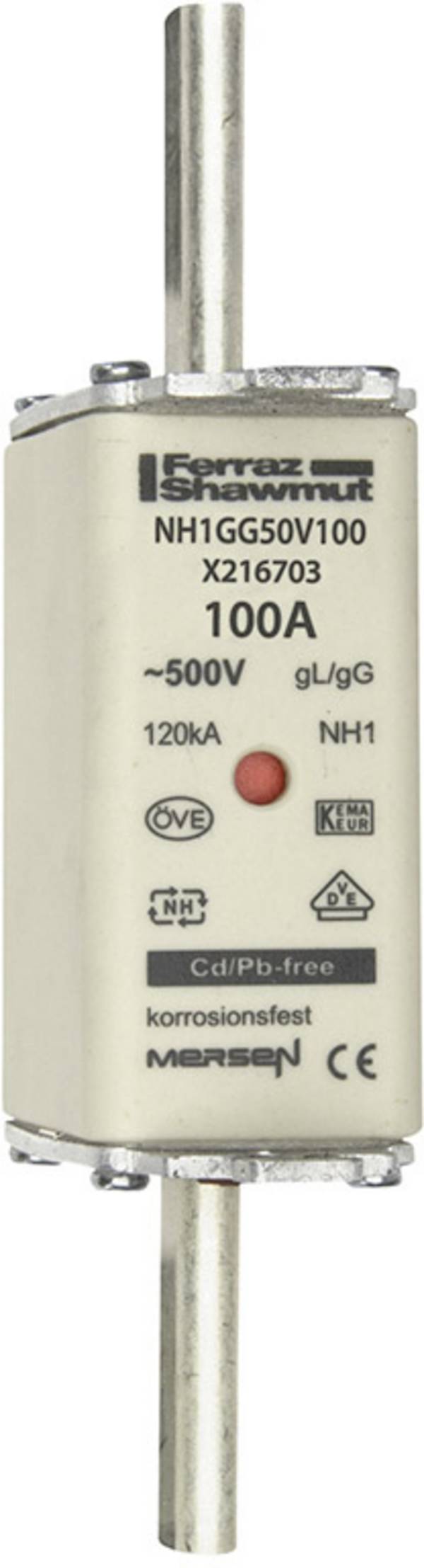 Mersen 1B163.000000 NH-Sicherung Sicherungsgröße = 1 100 A 500 V 1 St.
