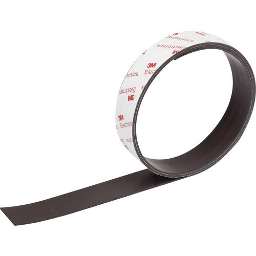 TOOLCRAFT 92013c159 Magnetklebeband Anthrazit (L x B) 1 m x 25 mm 1 St.