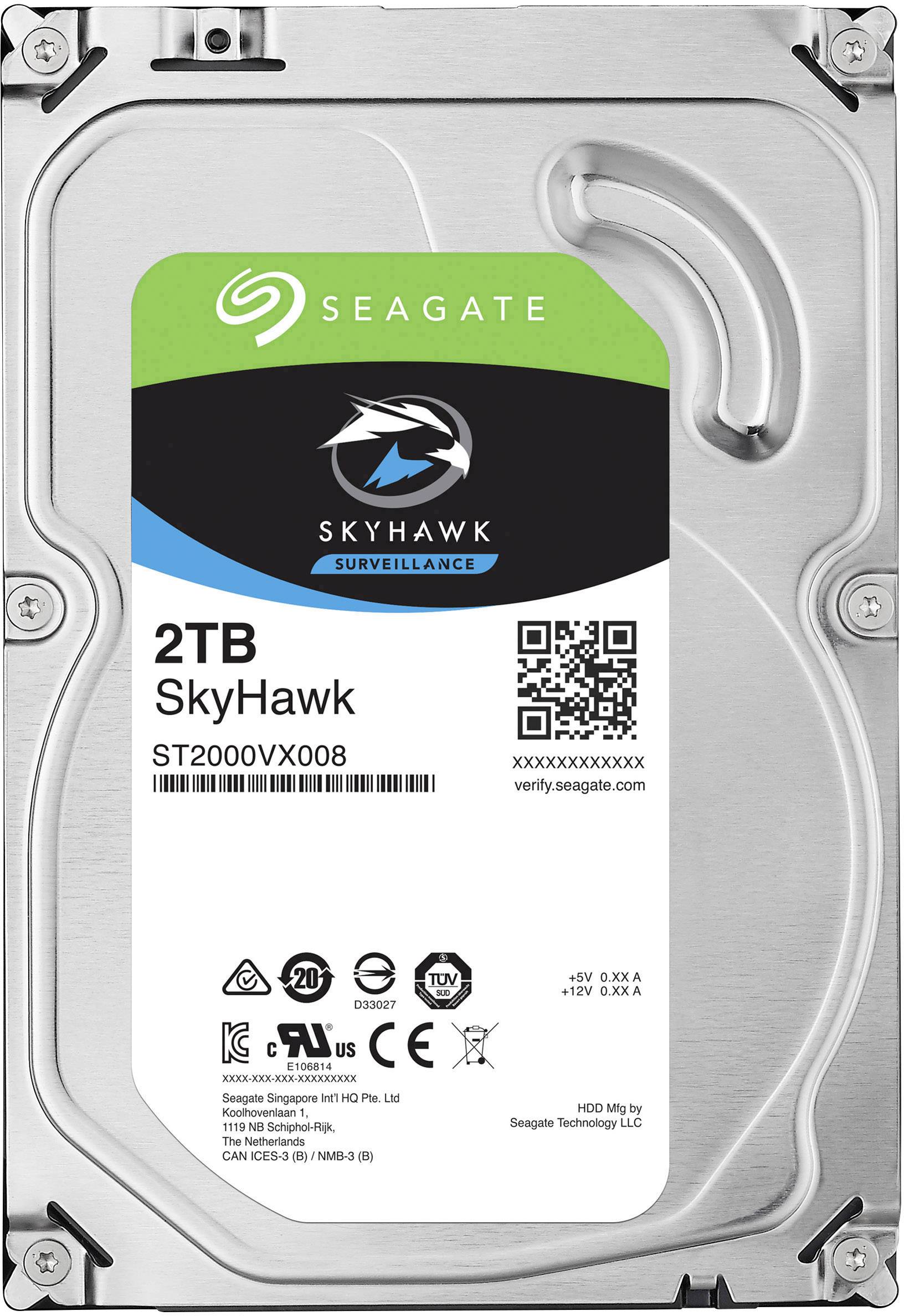 SkyHawk™ 2 TB Interne Festplatte 8.9 cm (3.5 Zoll) SATA III ST2000VX008 Bulk