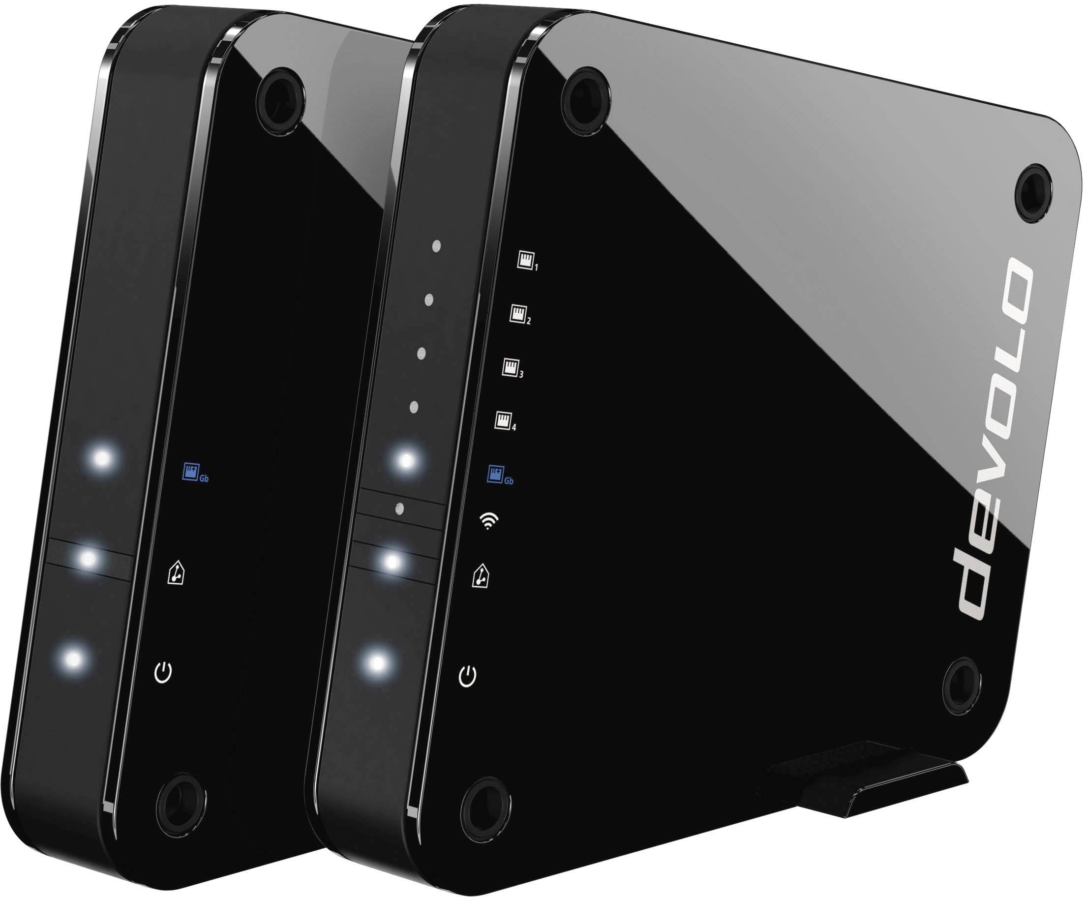 DEVOLO 9855 GigaGate Starter Kit 2000Mbit/s / WiFi ac Bridge / 2 Adapter