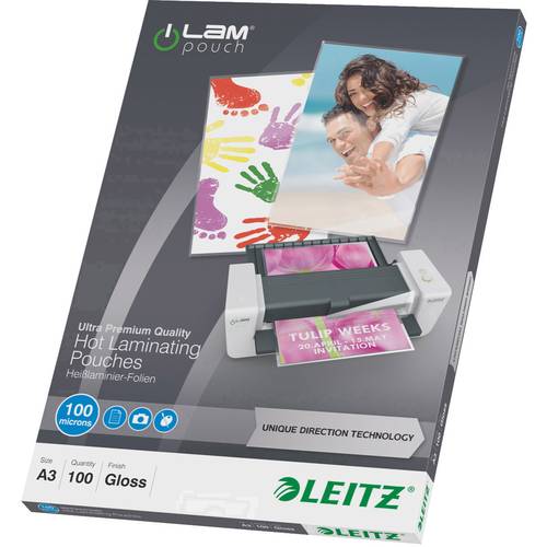 Leitz Laminierfolie DIN A3 100 micron glänzend 100 St.