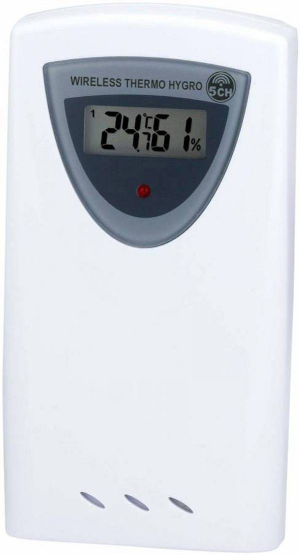 Bresser Optik 7009993 5 CH Thermo-/Hygrosensor  Funk 433 MHz