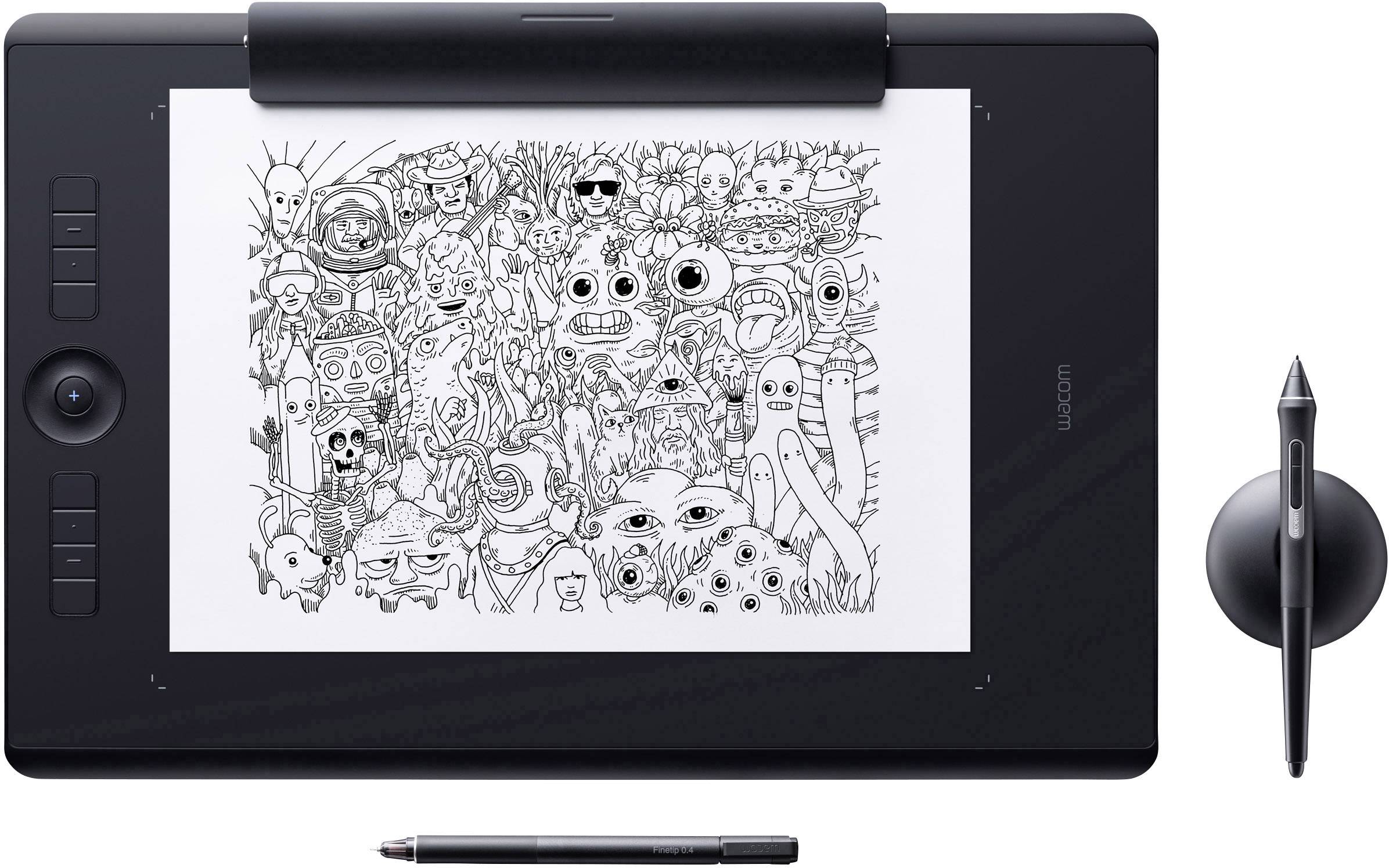 Wacom Intuos Pro Large - Paper Edition - Digitalisierer - rechts- und linkshändig - 31.1 x 21.6 cm - Multi-Touch-1
