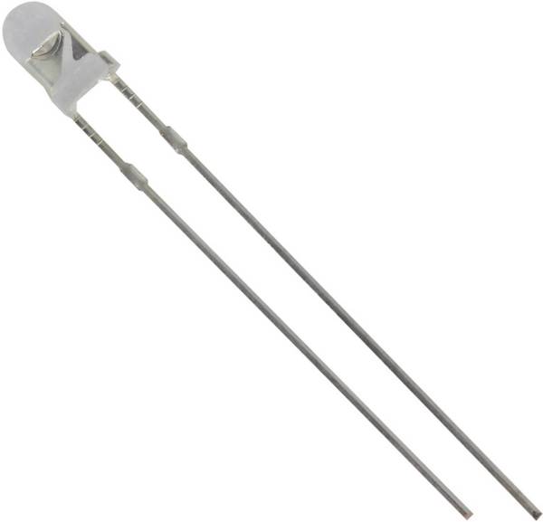 TRU COMPONENTS 1573689 LED bedrahtet Weiß Rund 3 mm 2000 mcd 40 ° 20 mA 3.1 V