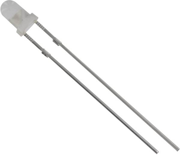 HuiYuan 3034W2D-EHD-A LED bedrahtet Weiß Rund 3 mm 700 mcd 60 ° 20 mA 3.1 V
