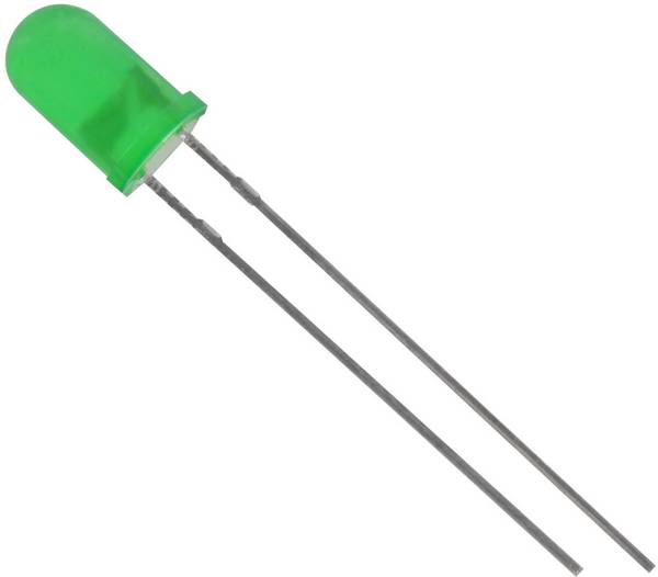 TRU COMPONENTS 1573747 LED bedrahtet Grün Rund 5 mm 2000 mcd 50 ° 20 mA 3.1 V