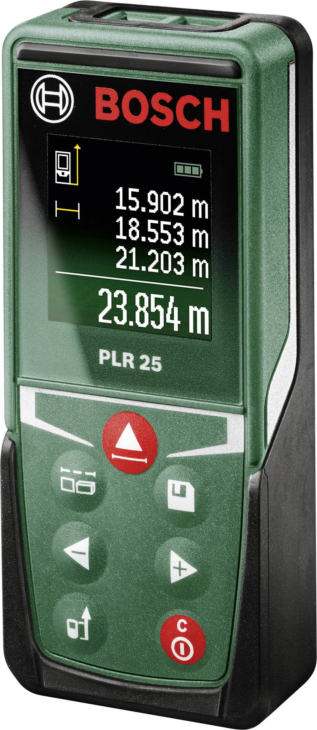 BOSCH PLR 25 Laser-Entfernungsmesser Messbereich (max.) 25 m Kalibriert nach: Werksstandard