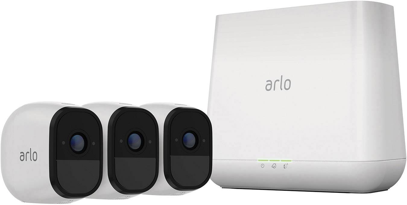 WLAN IP-Überwachungskamera-Set 5-Kanal mit 3 Kameras 1280 x 720 Pixel ARLO ARLO PRO