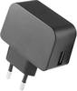 HN Power HNP06-USBL6 USB Ladegerät 7.5 W 1x USB-A Schwarz Innenbereich Stabilisiert