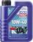 Blauer Kanister mit 'Liqui Moly Marine 10W-40 4T Motor Oil' Aufschrift. Für Benzin- und Dieselmotoren. Hergestellt in Deutschland.
