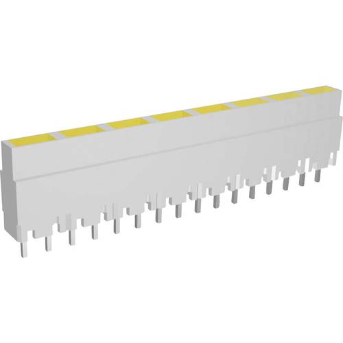 Signal Construct ZALW 081 LED-Reihe 8fach Gelb (L x B x H) 40.8 x 3.7 x 9 mm